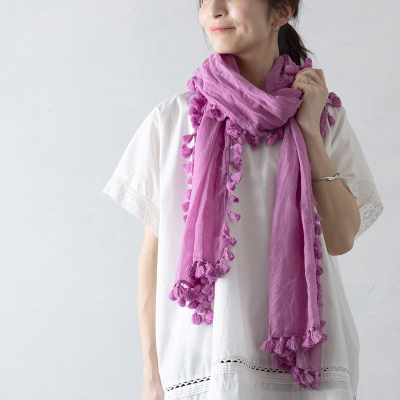 BUNON シルクラッフルストール BUNON シルクラッフルストール