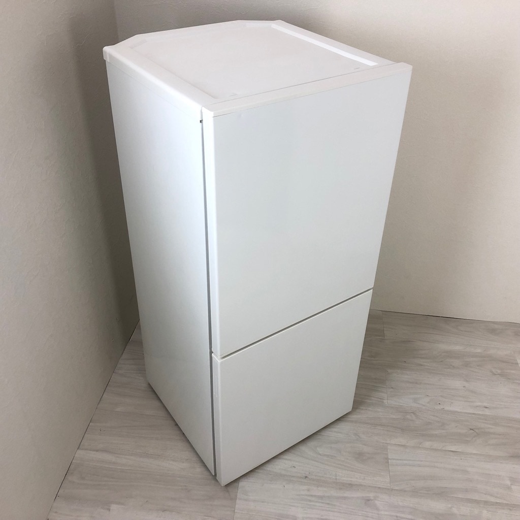 中古 無印良品 2ドア冷蔵庫 自動霜取りファン式 110L シンプルデザイン 2011年製 ホワイト 単身用 一人暮らし用 学生 人気  ボトムフリーザー 右開き 白 6ヶ月保証付き 【型番掲載商品】-COSMO SPACE online