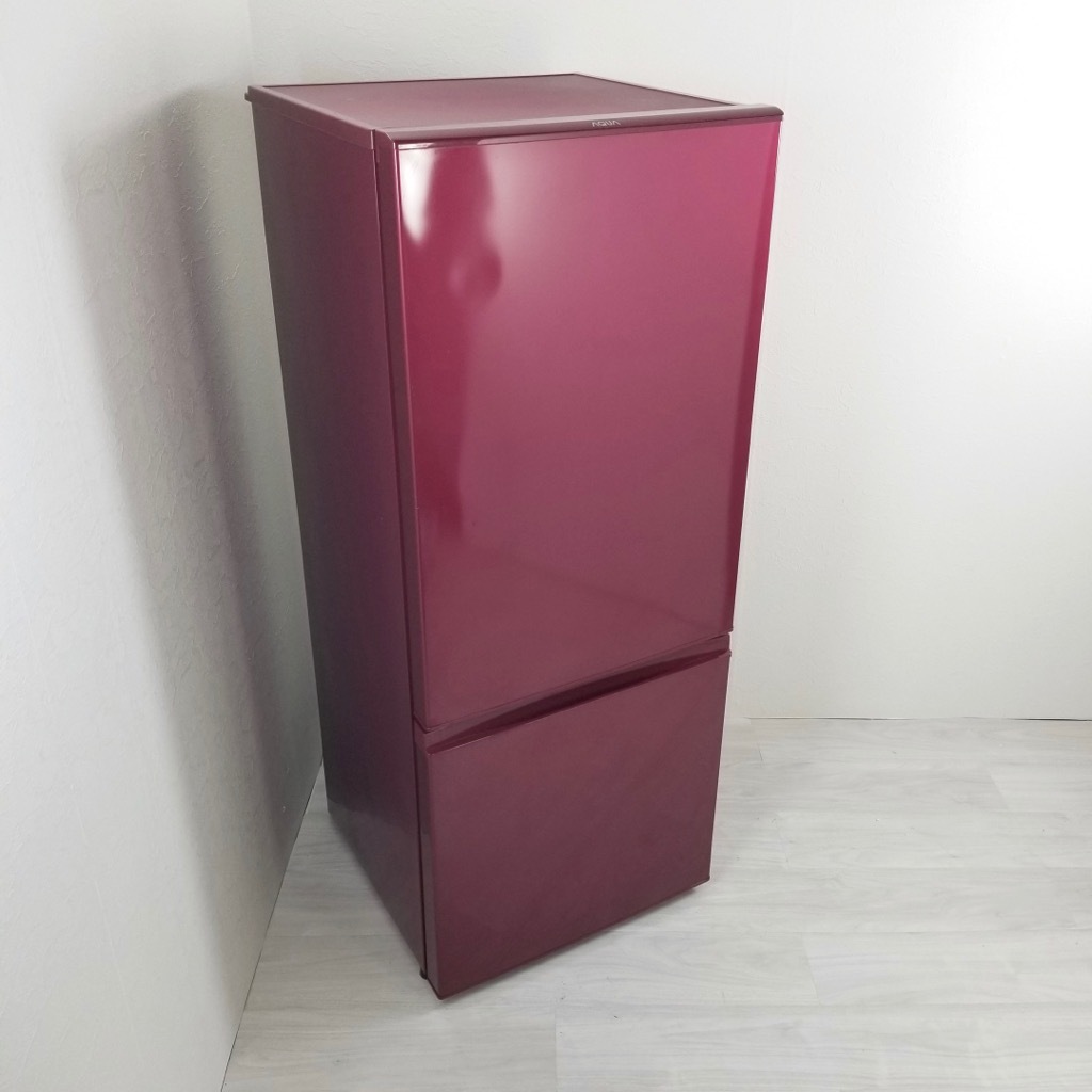 中古 2ドア冷蔵庫 自動霜取りファン式 ハイアール アクア 184L 2015年 