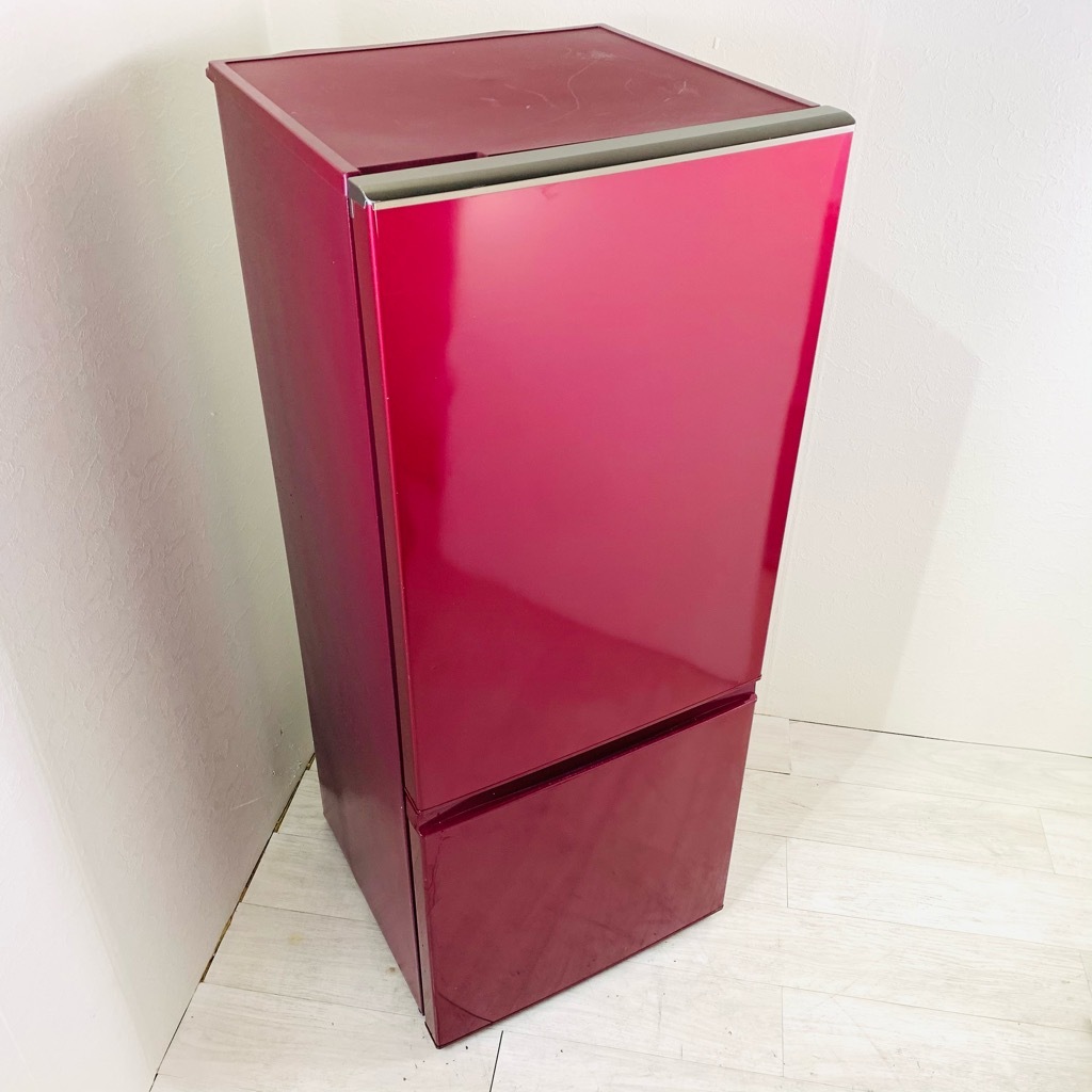 中古 高年式 2ドア冷蔵庫 自動霜取りファン式 ホワイト ハイアール