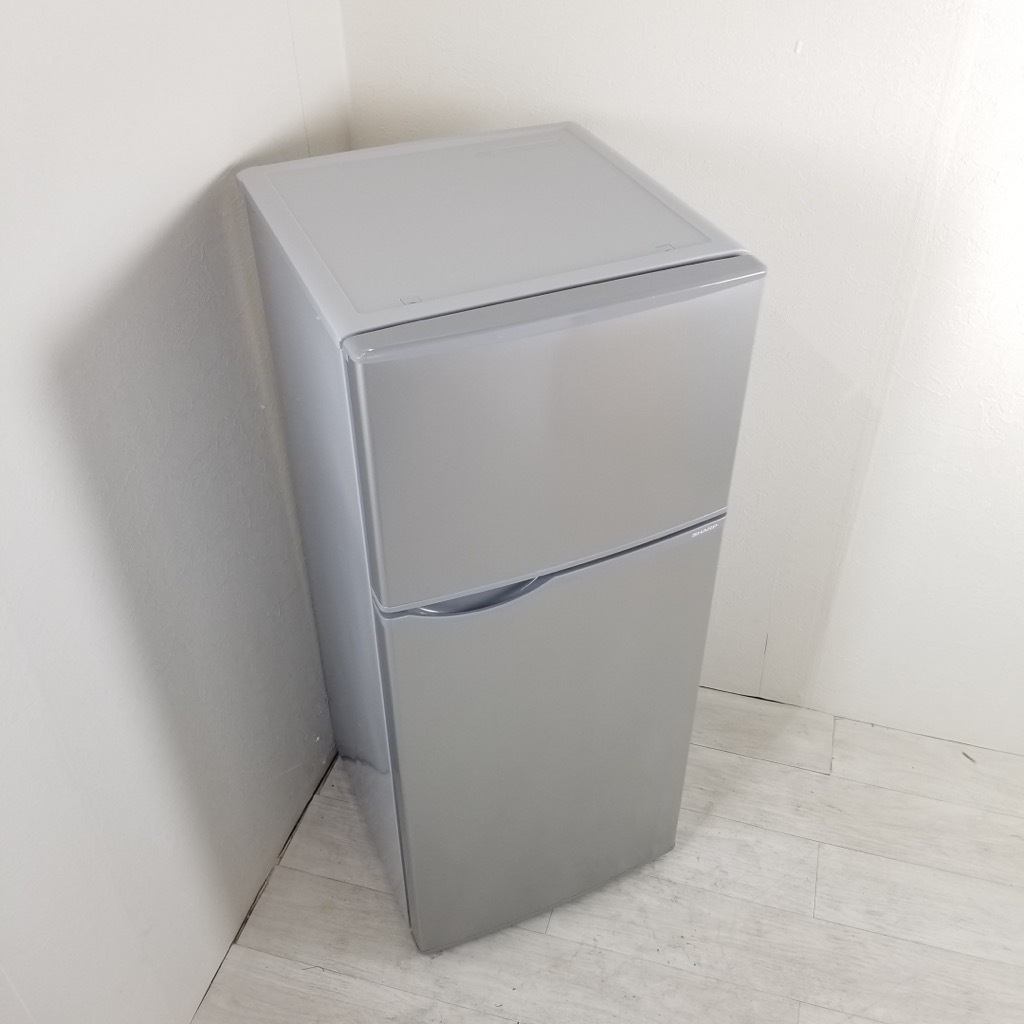 中古 高年式 118L 2ドア冷蔵庫 シャープ SJ-H12D-S 2019年製 シルバー 