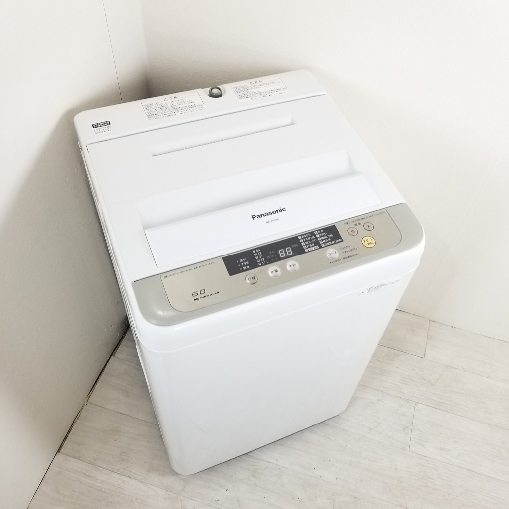 中古 全自動洗濯機 パナソニック 6.0kg NA-F60B8 2014年製造 ビッグ 