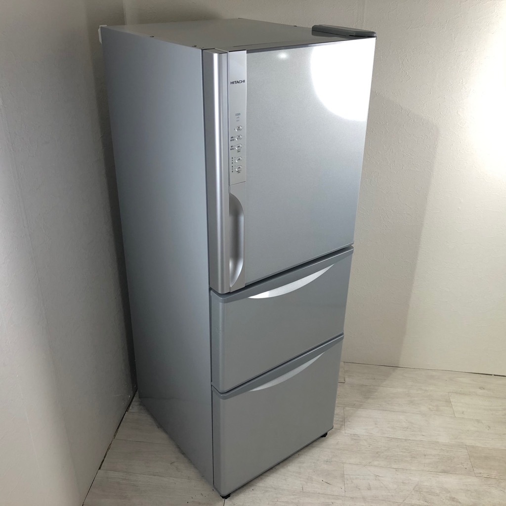 ☆日立 HITACHI R-K270EV 265L 3ドアノンフロン冷凍冷蔵庫◇容量たっぷり