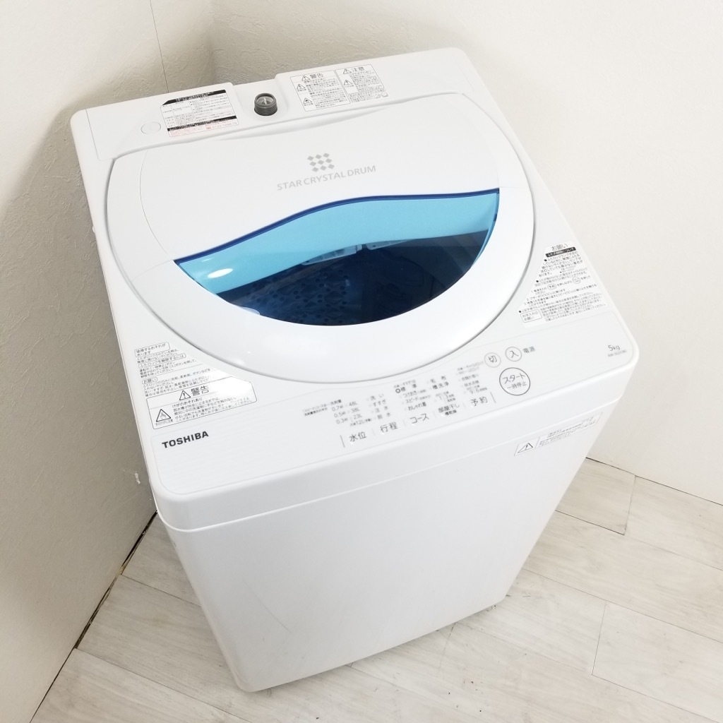 S37 C TOSHIBA 5.0kg全自動洗濯機 AW-5G5 2016年製