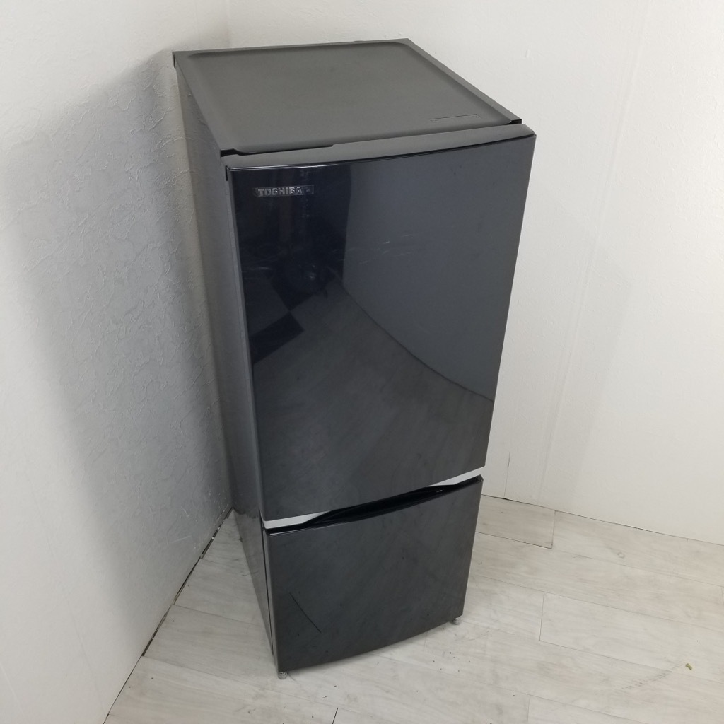 RKGRE-333】特価！東芝/153L 2ドア冷凍冷蔵庫/GR-M15BS（K)/中古品