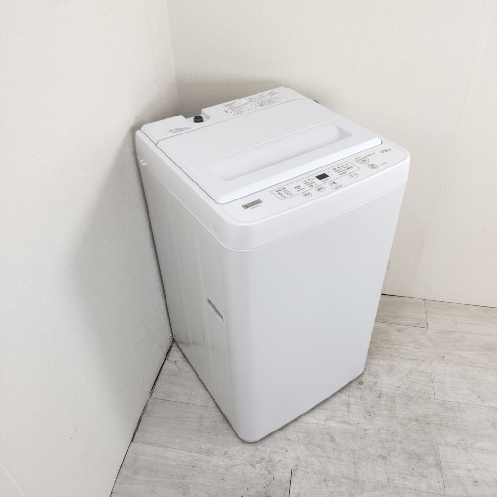 中古高年式 洗濯機 4.5kg ヤマダ電機 YWM-T45H1 2022年製造 一人暮らし