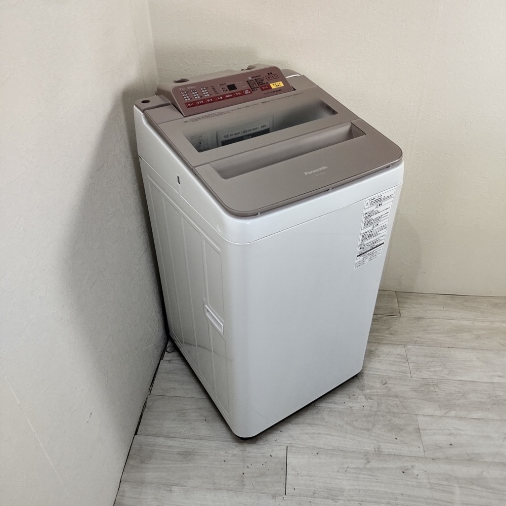 中古 7.0kg 簡易乾燥機能付 全自動洗濯機 パナソニック エコナビ NA  