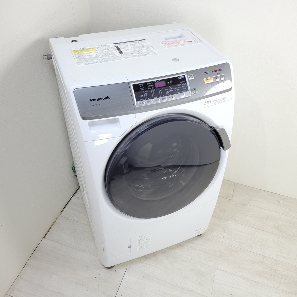 中古 洗濯7.0kg 乾燥3.5Kg ドラム式洗濯機 パナソニック プチドラム NA 