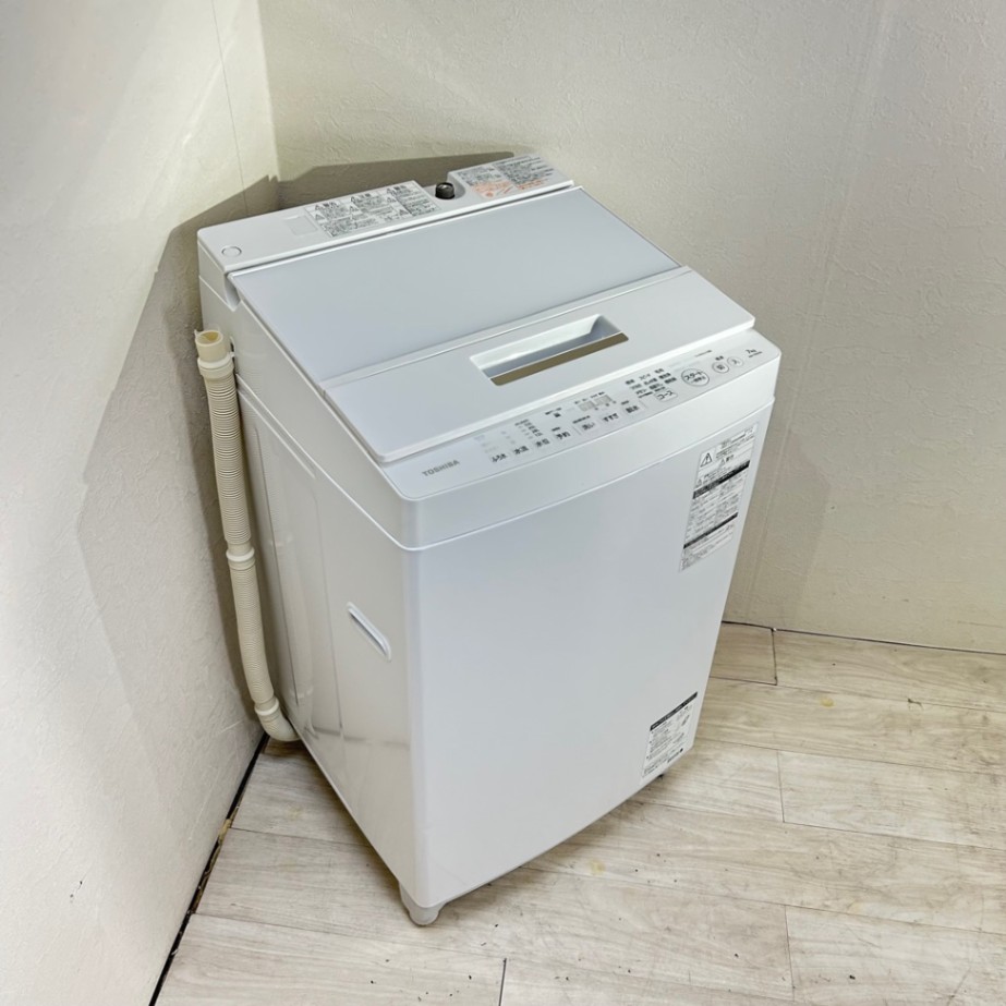TOSHIBA 東芝 7㎏洗濯機 2018年式 AW-7D6 No.5183● ※現金、クレジット、ぺイペイ、スマホ決済対応※ 中古 洗濯機 東芝 ZABOON 7.0kg ステンレス槽 AW-7D6-W 2018年製 DD