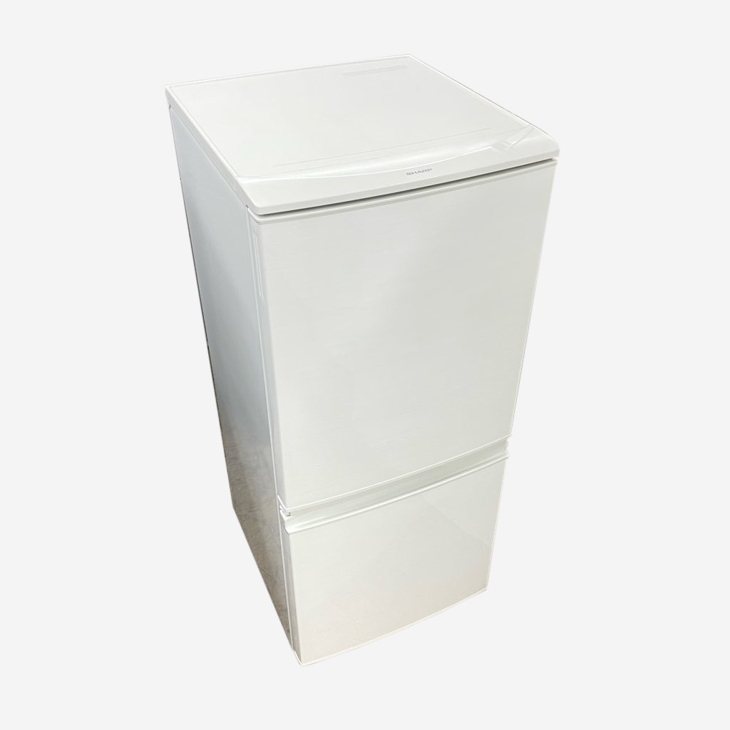 シャープ 冷蔵冷凍庫 137L SJ-D14C-S 2017年製 SHARP 中古/LA-SJD14CW/冷蔵庫/2017年モデル/137L/SHARP/シャープ/SJ