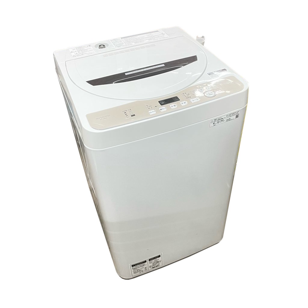 6.0kg 全自動洗濯機 SHARP 2020年製