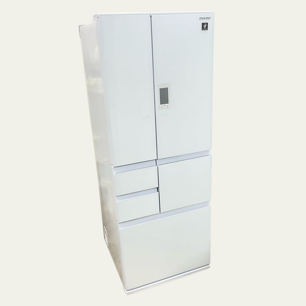 中古近郊自社便可 502L 6ドア 冷蔵庫 シャープ プラズマクラスター SJ 