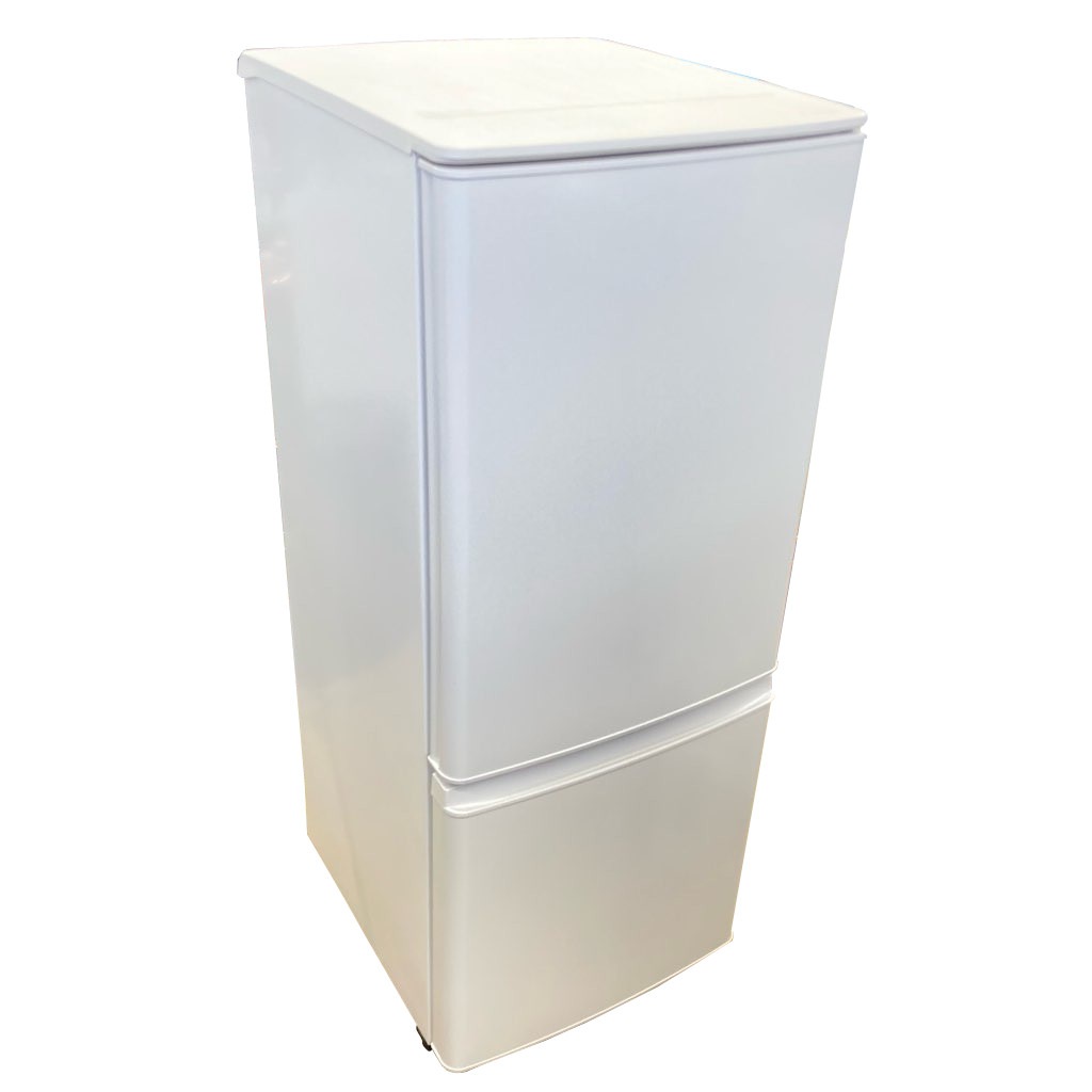 送料無料□三菱電機 146L 2ドア冷蔵庫 マットホワイト MR-P15G-W