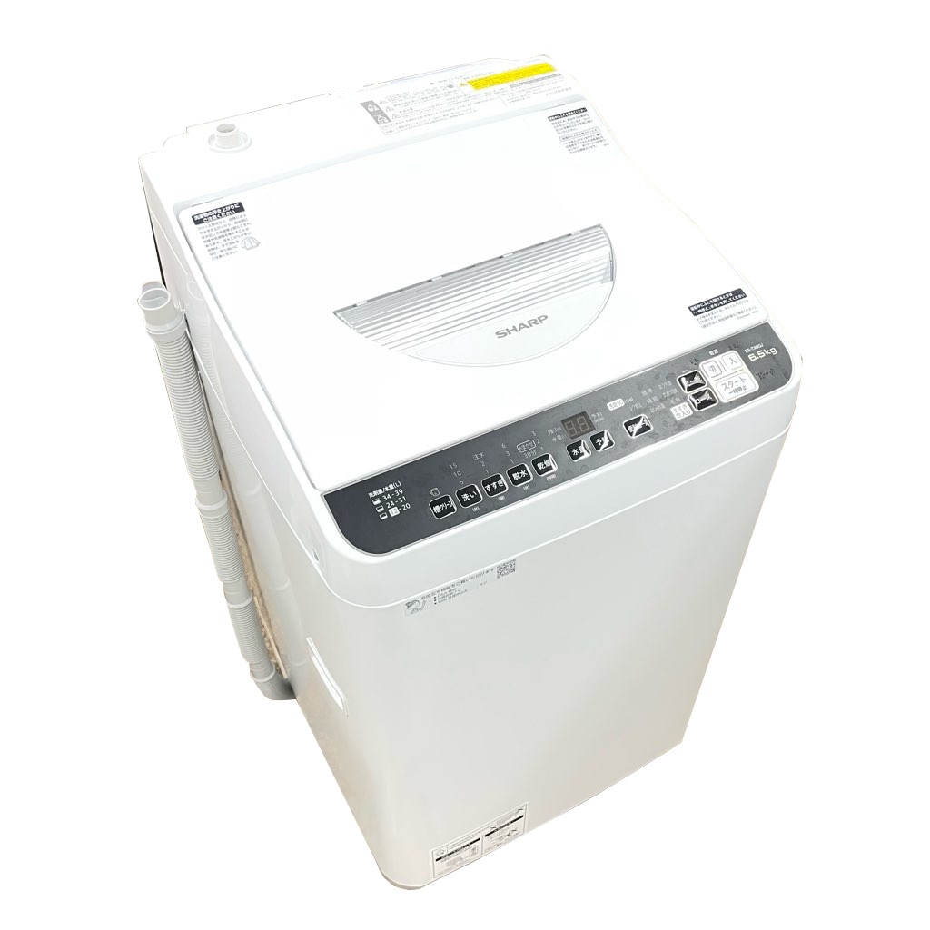 SHARP洗濯機 シャープ【SHARP】タテ型洗濯乾燥機 ホワイト系 洗濯6.5kg 乾燥3.5kg