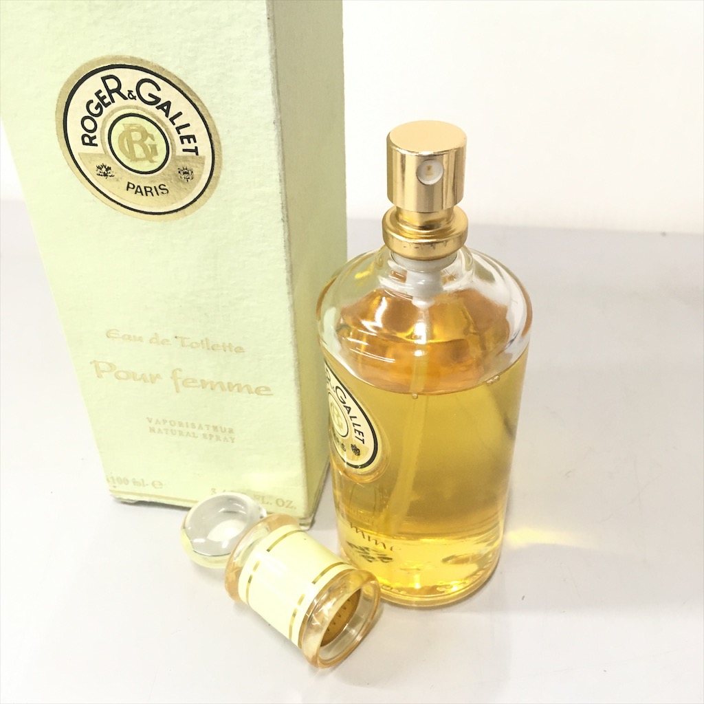 中古 ROGER＆GALLET ロジェガレ PourFemme 100mL瓶 残量8割超