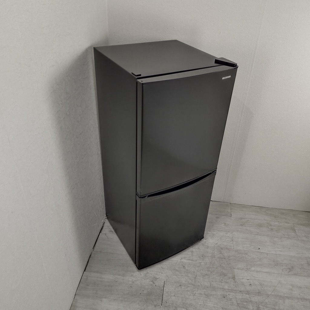 中古 142L 2ドア冷蔵庫 アイリスオーヤマ IRSD-14A-B 2019年製 