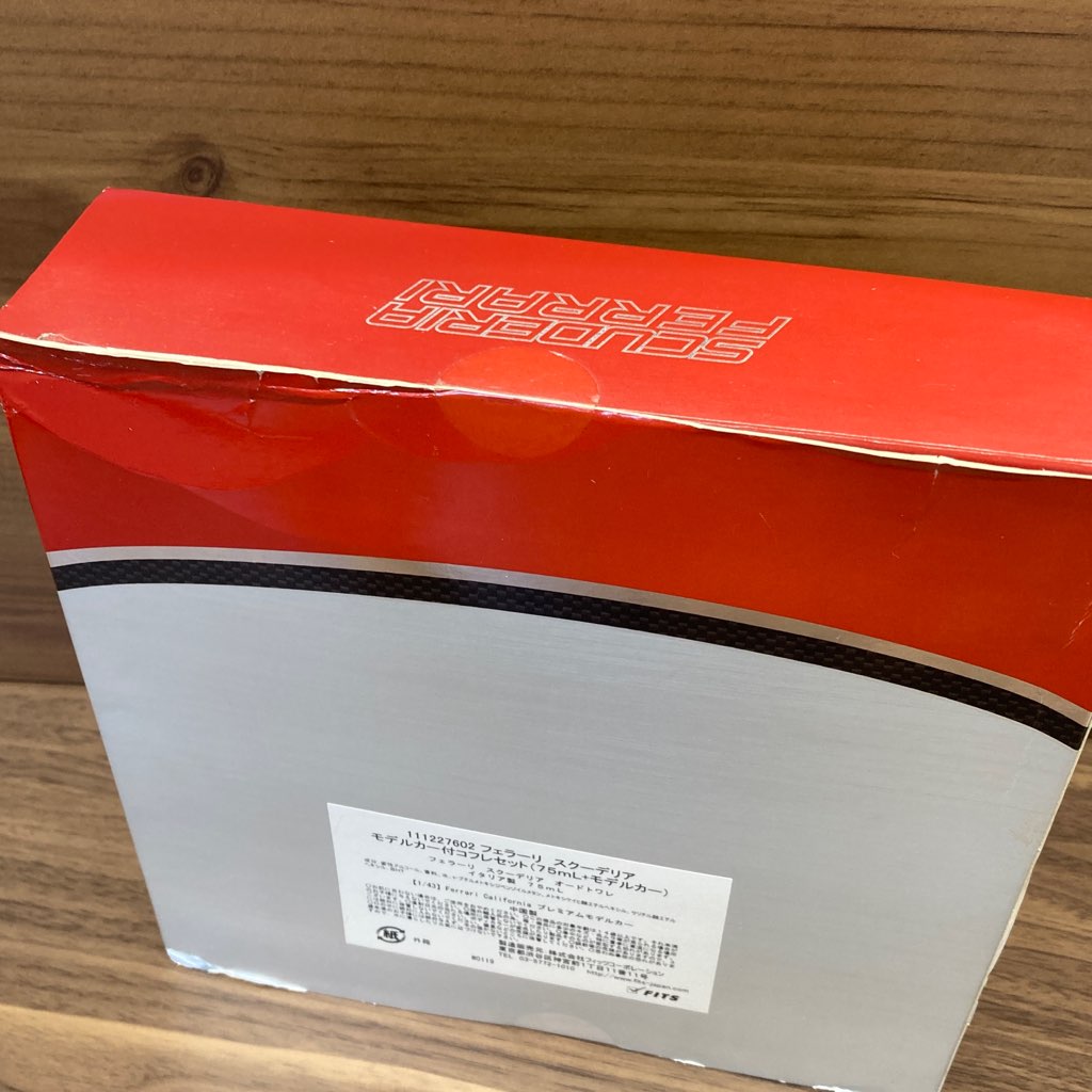 未開封 Ferrari フェラーリ スクーデリア オードトワレ モデルカー付