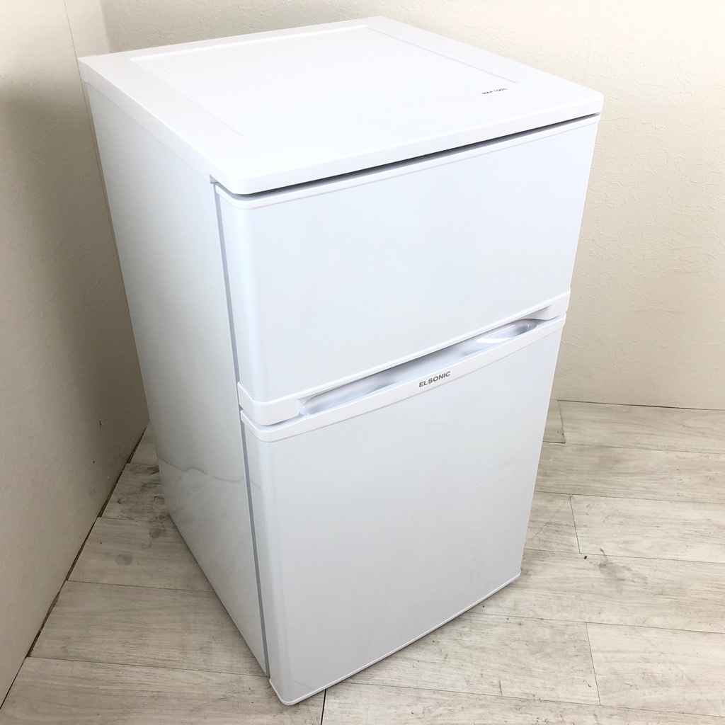 中古 83L 冷蔵庫 エルソニック 2017年～2018年製 小型 単身用 学生  