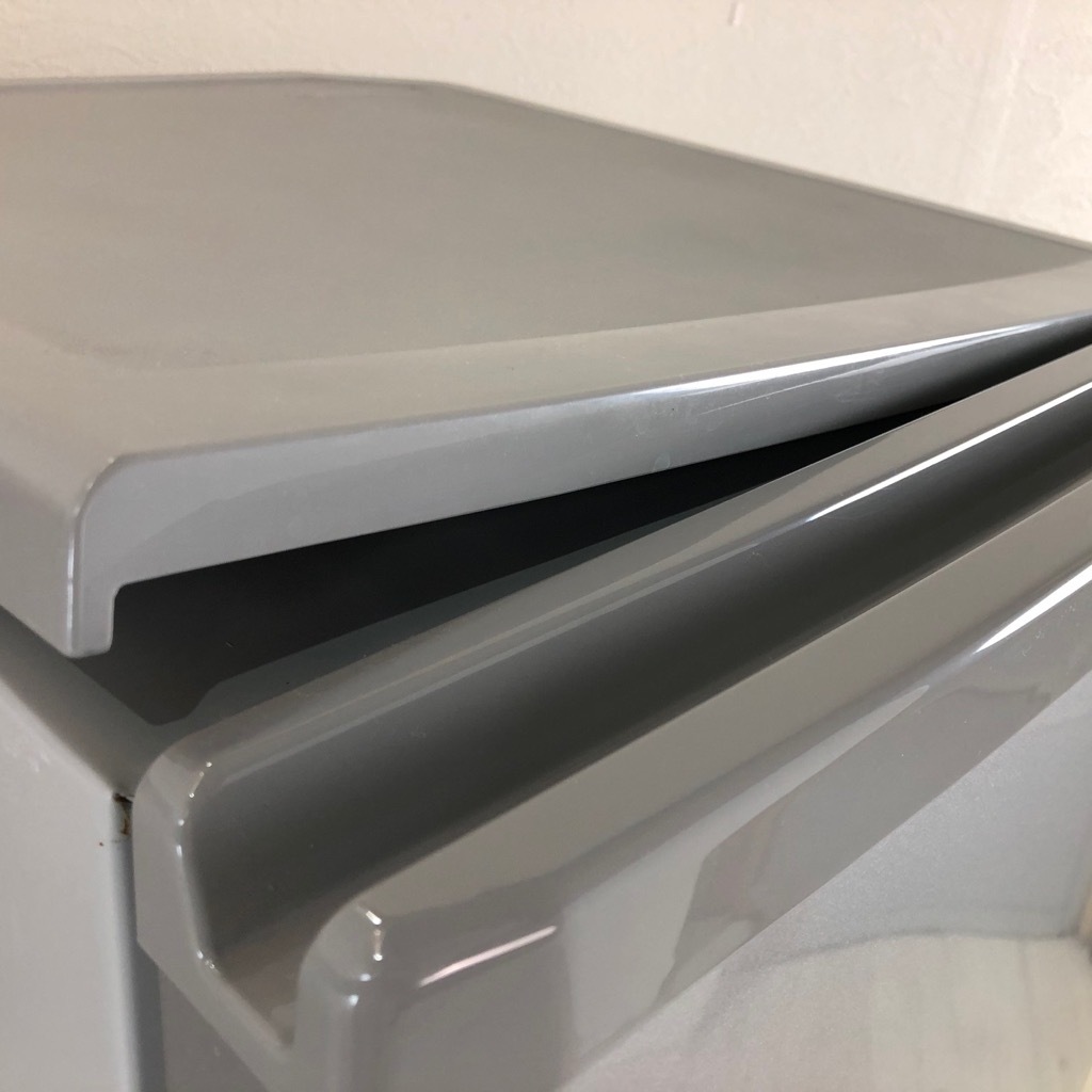 中古 2ドア冷蔵庫 シルバー 三菱電機 自動霜取りファン式 146L MR-P15Z