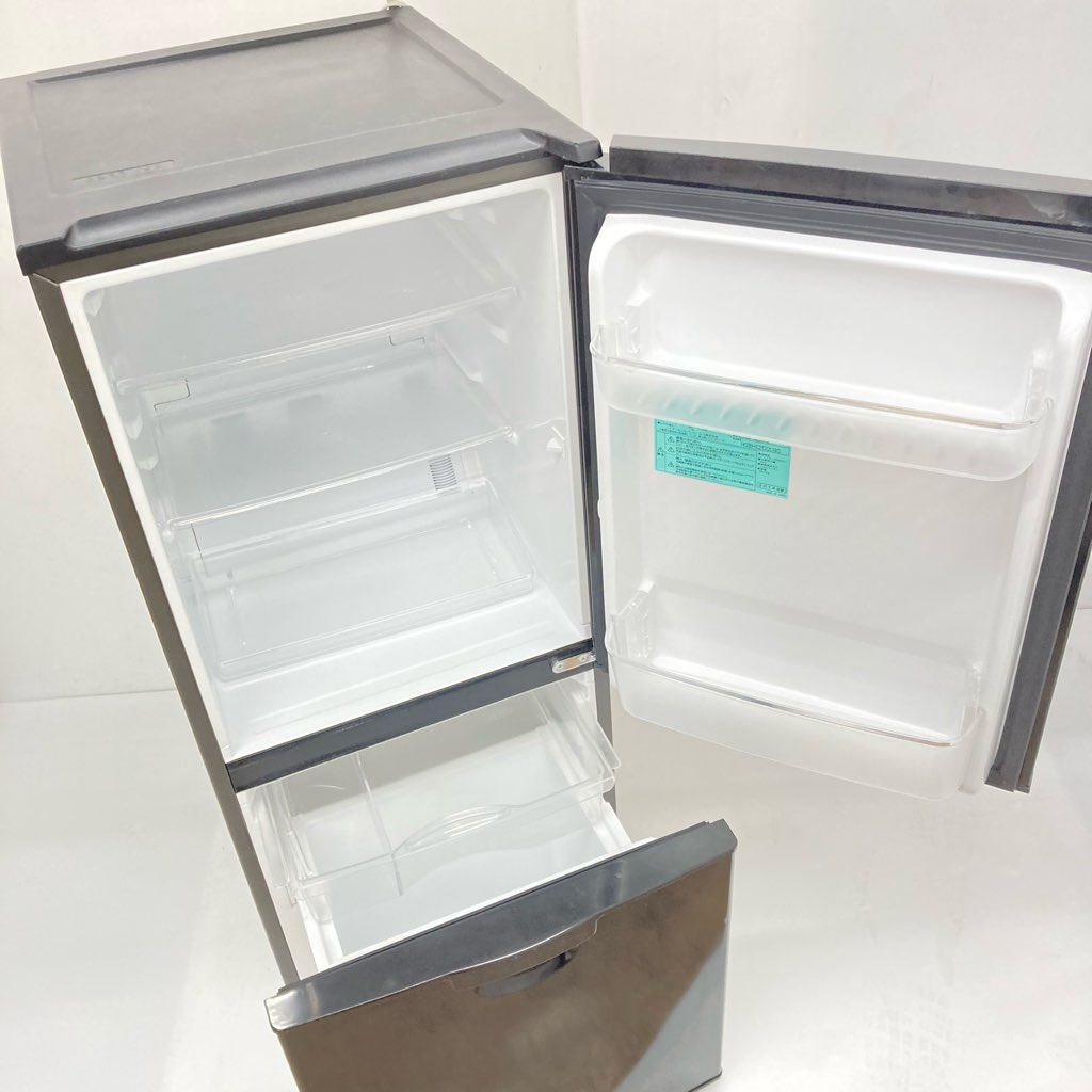 中古 冷蔵庫 138Lハイアール JR-NF140GE-K 2014年製 2ドア冷蔵庫