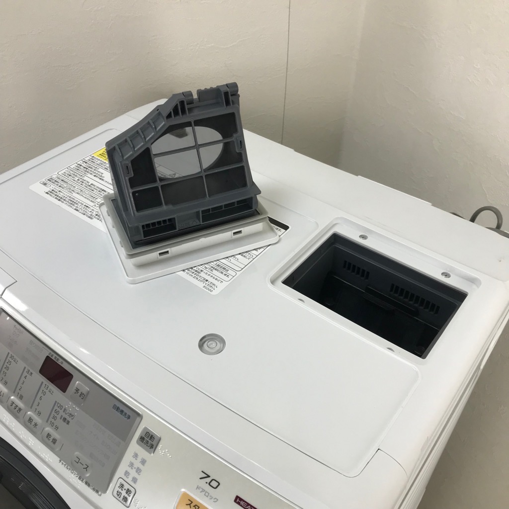 中古 洗濯7.0kg 乾燥3.5Kg ドラム式洗濯機 パナソニック プチドラム NA 