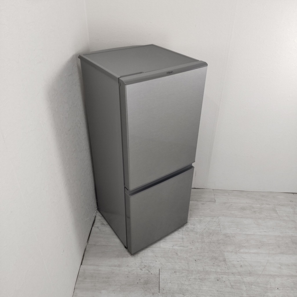 中古高年式 126L スタイリッシュ 2ドア冷蔵庫 アクア AQR-13J-S