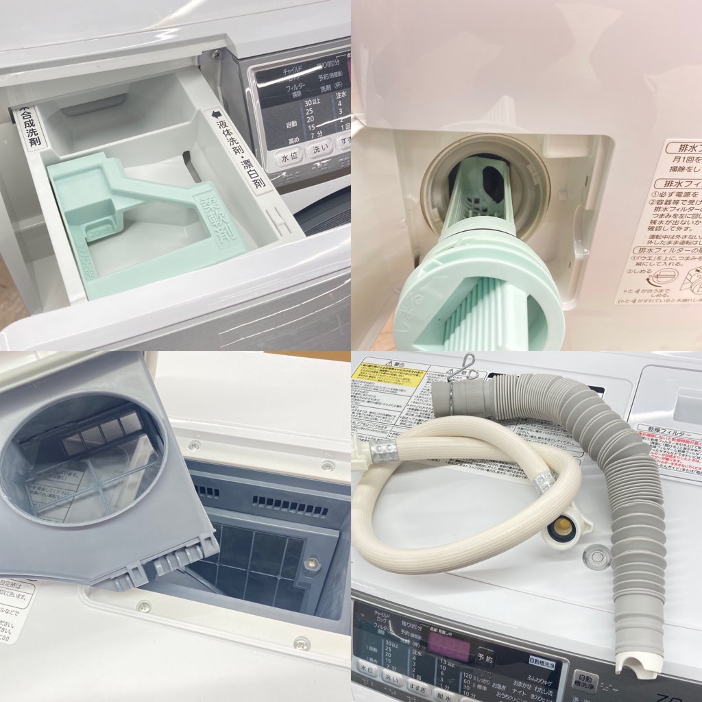 中古人気 洗濯7.0kg 乾燥3.5Kg ドラム式洗濯機 パナソニック