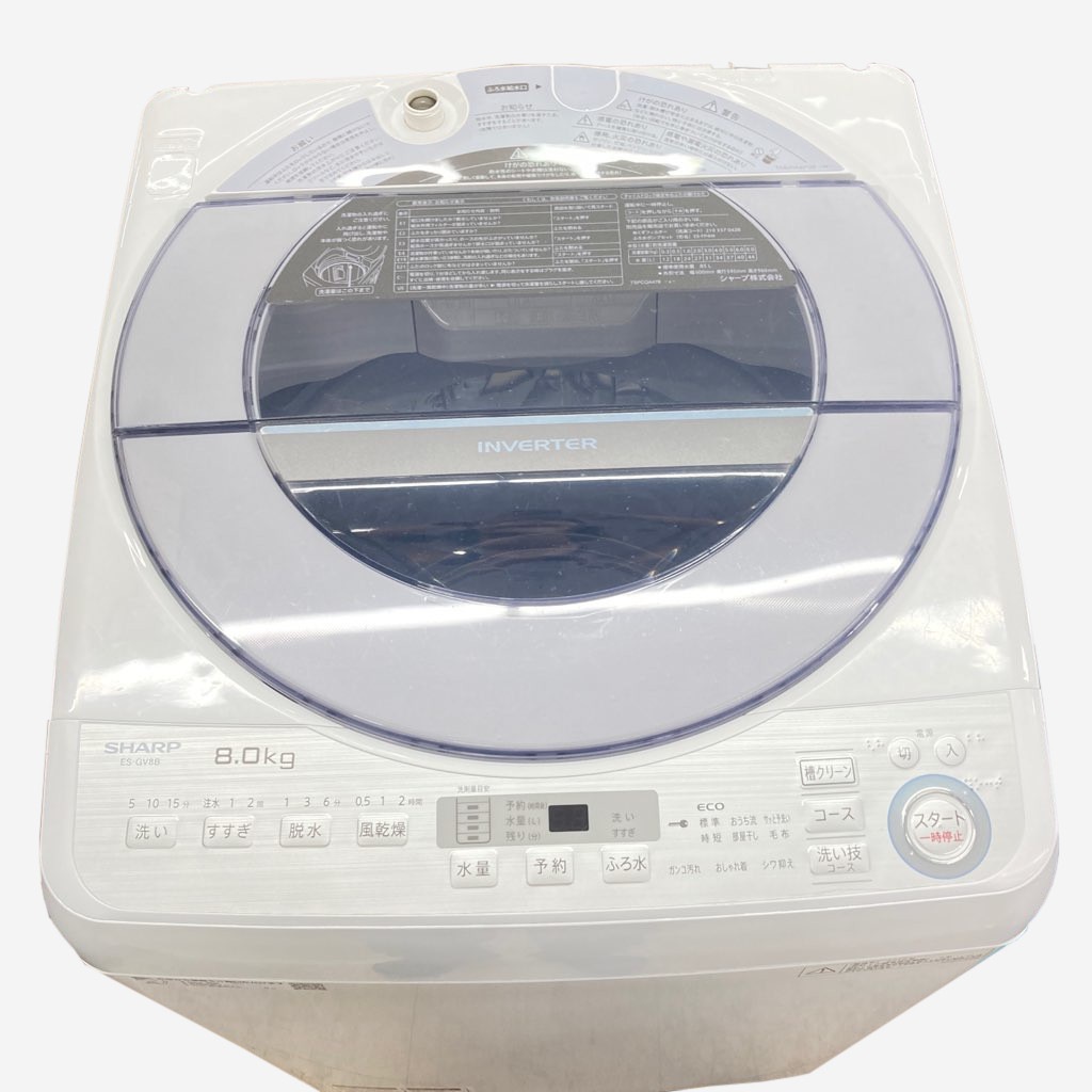 ��� 8.0kg �������� ����ư������ ���㡼�� ES-GV8B-S 2018ǯ��¤ ����С����� �ޤȤ����� ����С� 6�����ݾ��դ�