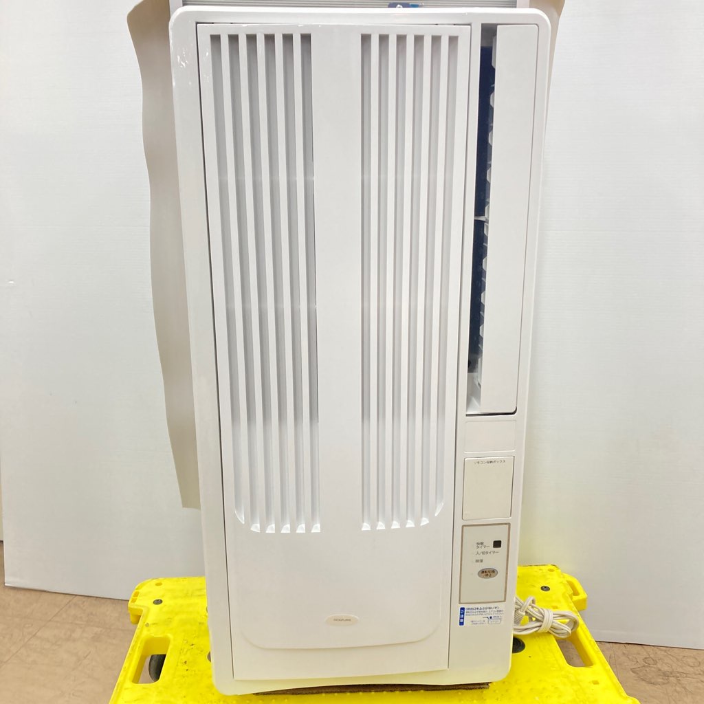 KOIZUMI 窓用エアコン KAW-1682｜リモコン・説明書付き| 中古 Amazon | KAW-1682/W(ホワイト) ウインドウエアコン 冷房除湿専用 4～7