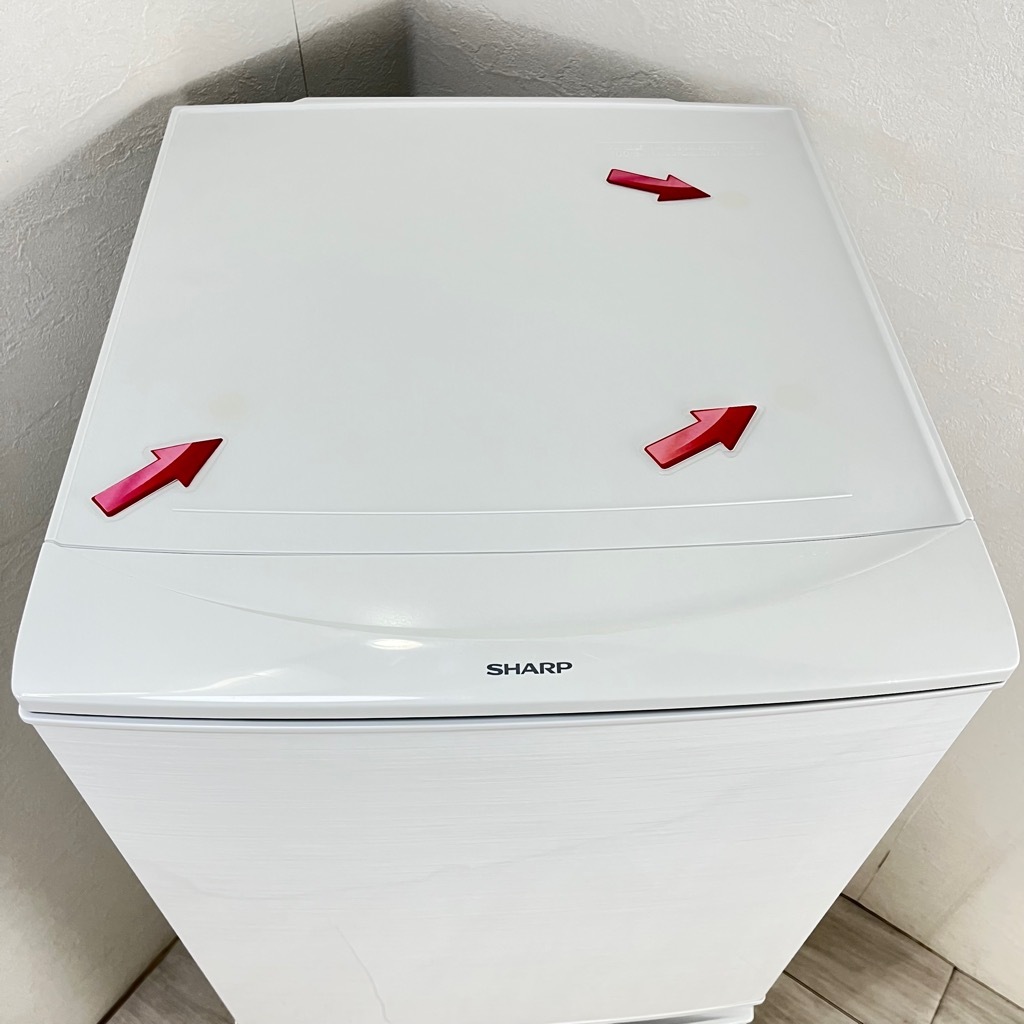 中古 137L つけかえどっちもドア ホワイト 2ドア冷蔵庫 シャープ SJ
