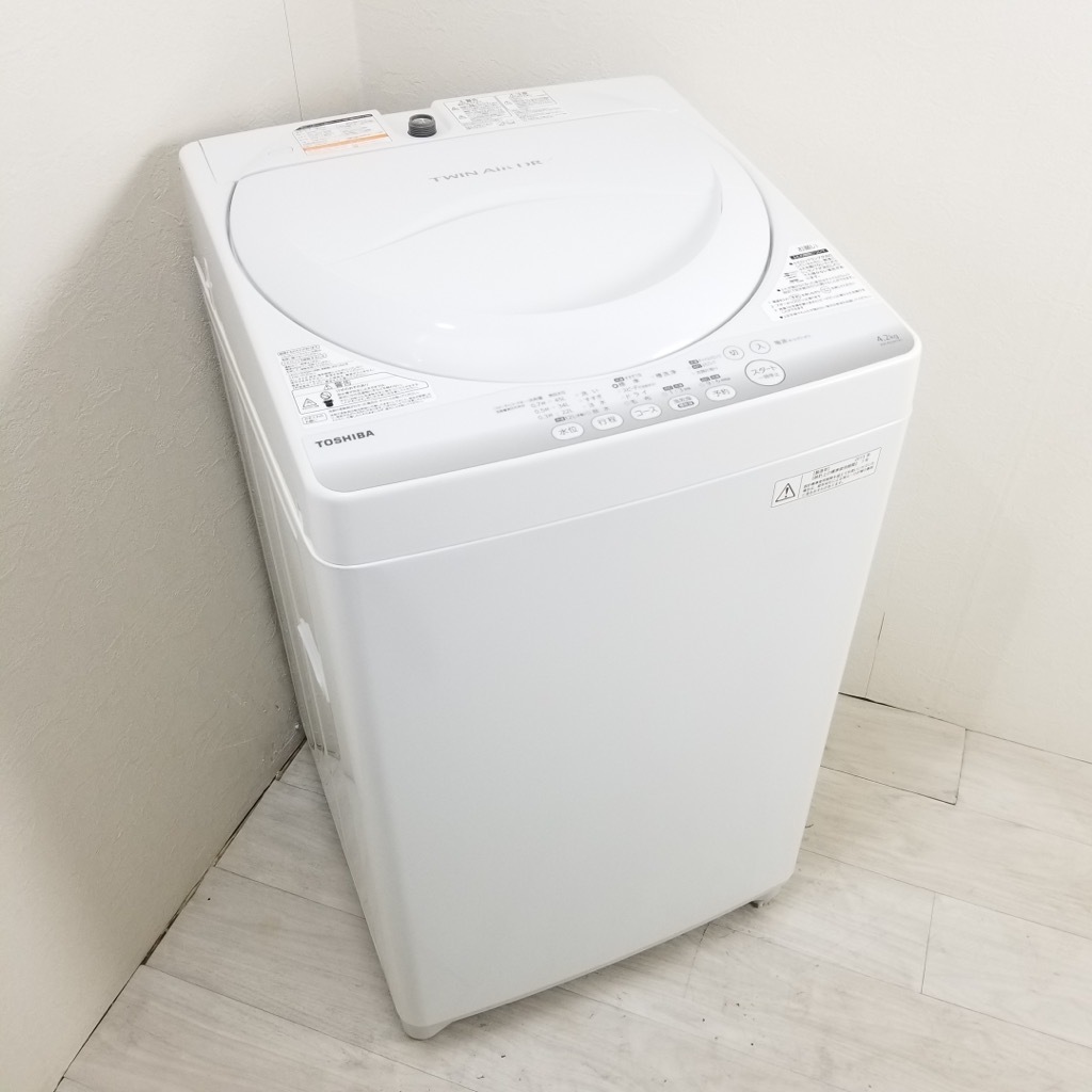 送料無料★◆中古★TOSHIBA　4.2㎏　洗濯機　AW-42SJ ◇美品 ☆東芝 4.2㎏ 洗濯機【◇AW-42SJ】◇Y2N