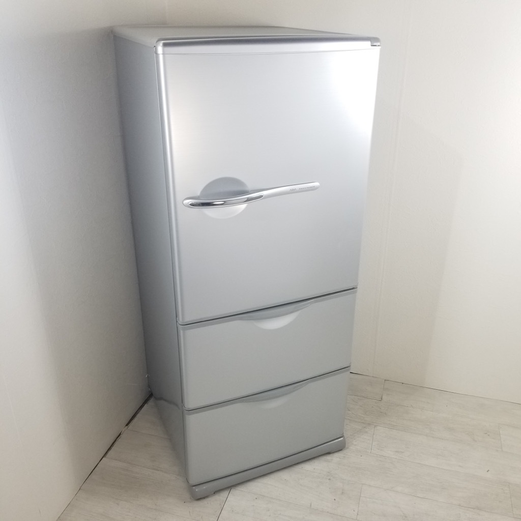 中古 中型冷蔵庫 ハイアールアクア 264L 3ドア AQR-261A-S 2013年製 