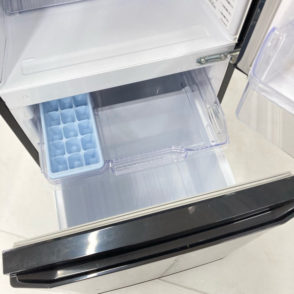 中古 冷蔵庫 三菱 自動霜取りファン式 146L 2ドア MR-P15C-B