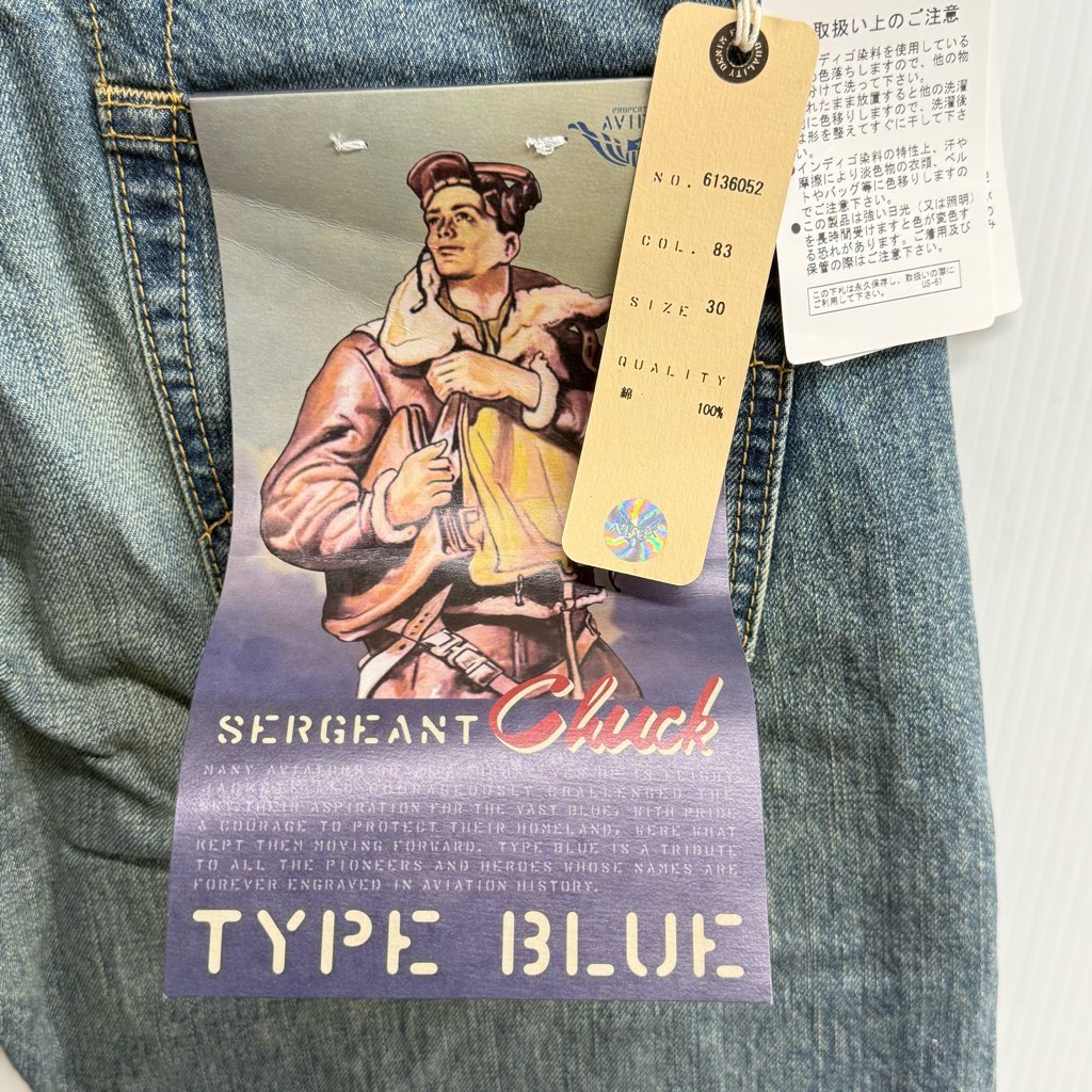 ̤ AVILEX ǥ˥ѥ TypeBLUE 6136052 30