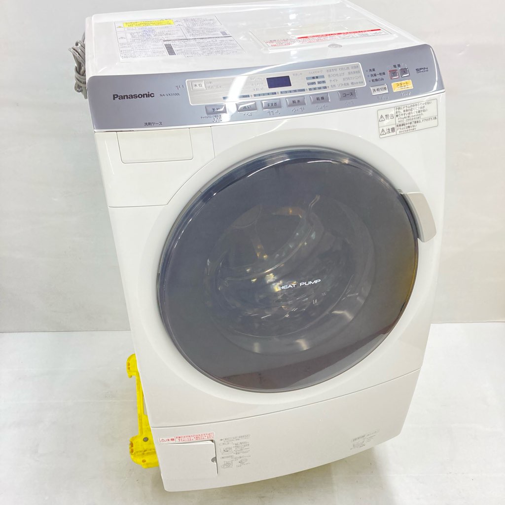 中古 パナソニック 洗濯9kg 乾燥6Kg ドラム式洗濯乾燥機 ななめ
