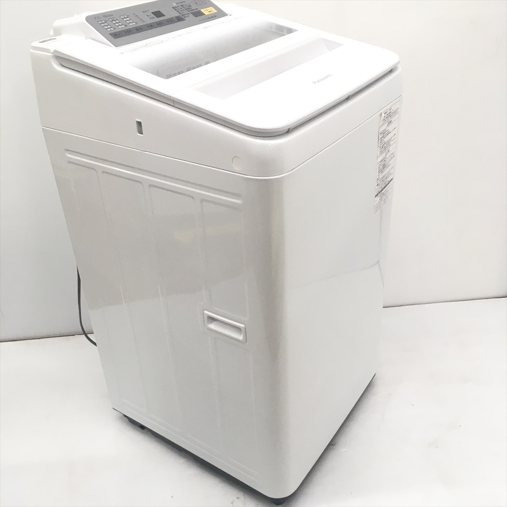 中古 7.0kg 簡易乾燥機能付 全自動洗濯機 パナソニック エコナビ NA 