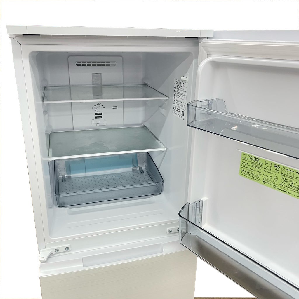 ��� 152L �Ĥ������ɤä���ɥ� 2�ɥ���¢�� ���㡼�� SJ-D15H-W 2022ǯ�� �ۥ磻�� �����餷 ñ���� 6�����ݾ��դ�