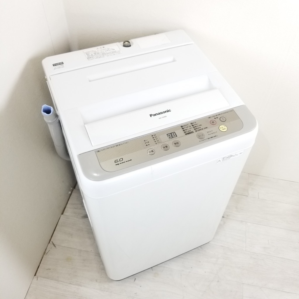 中古 高年式 6.0kg 全自動洗濯機 パナソニック NA-F60B9 2016年製造 