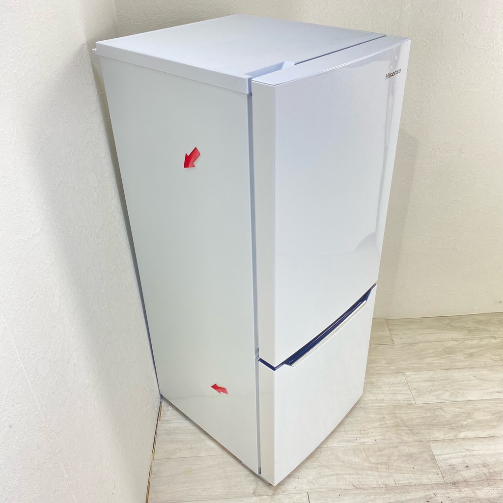 中古 2ドア冷蔵庫 自動霜取りファン式 ハイセンス 150L HR-D15C 2019年 
