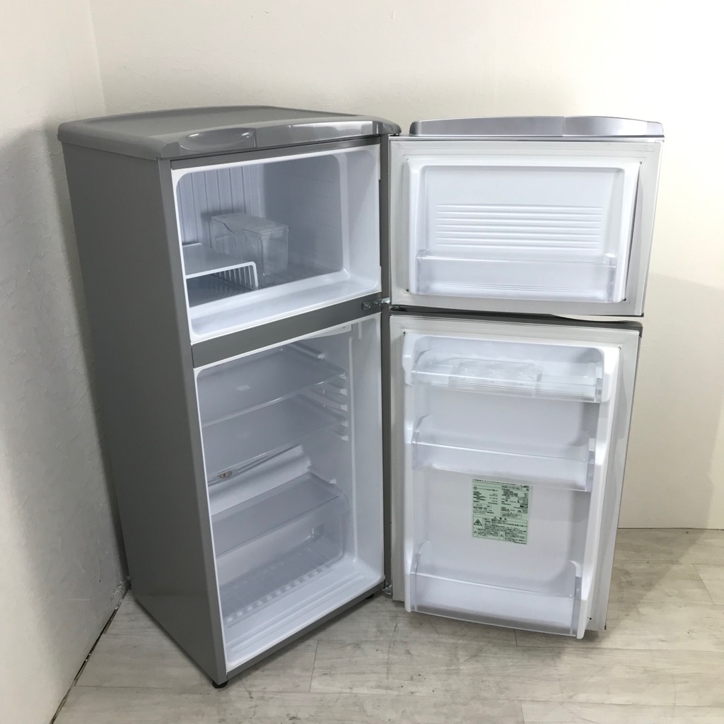中古 109L 2ドア冷蔵庫 ハイアール AQR-111D 2015年製 一人暮らしの 