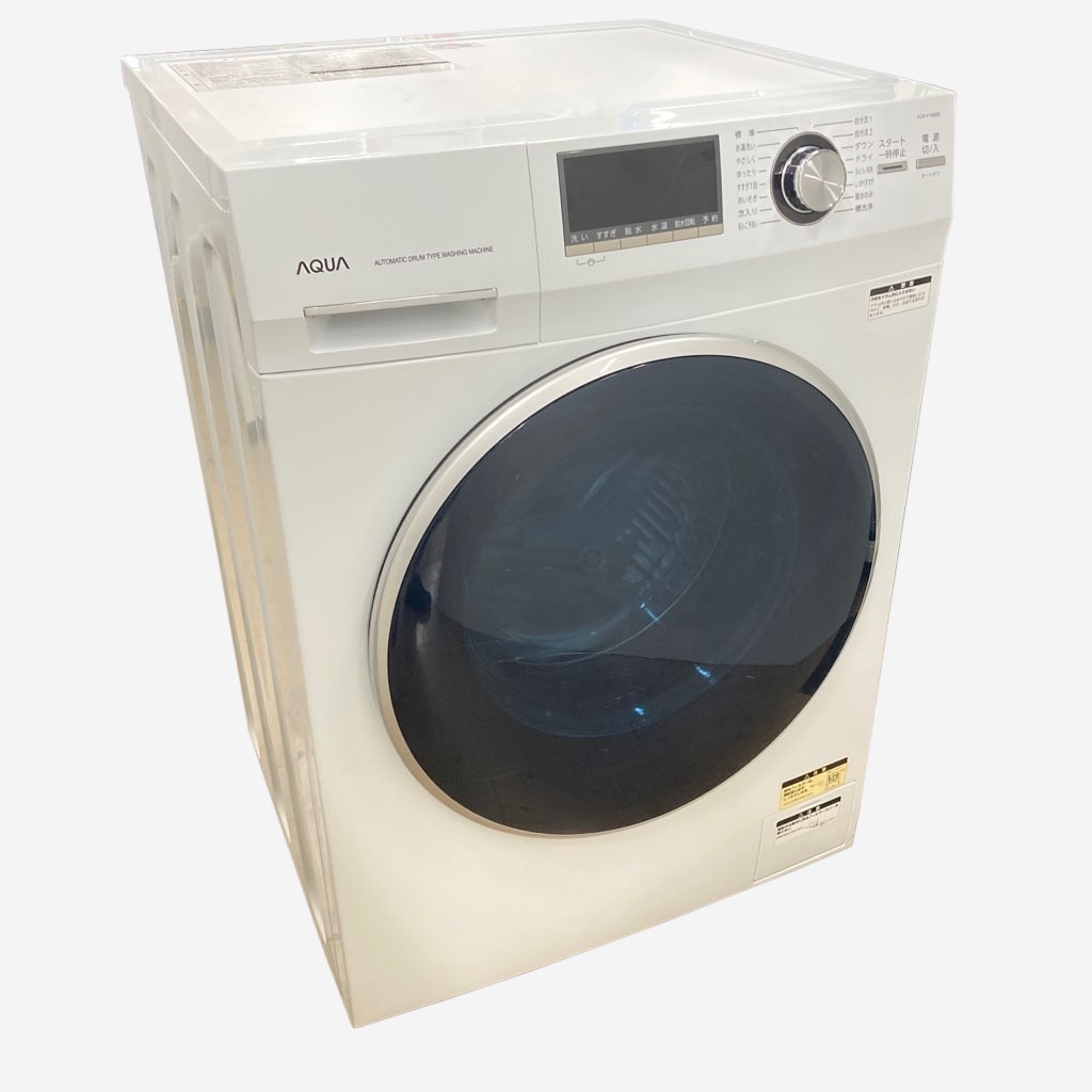 中古店舗近郊送料格安 ドラム式洗濯機 8.0kg アクア AQW-FV800E 2019年