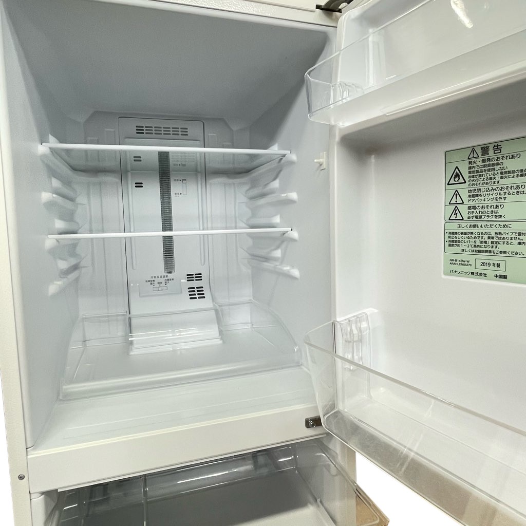 ��� 138L 2�ɥ���¢�� �ѥʥ��˥å� NR-B14BW-W 2019ǯ�� ��ư�����ե��� �ۥ磻�� ������ �����餷 ñ���� 6�����ݾ��դ�