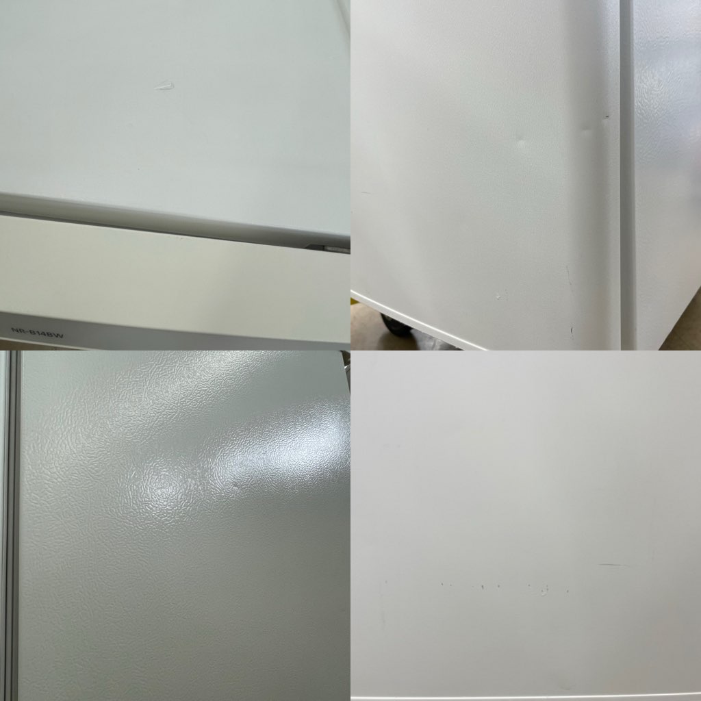 ��� 138L 2�ɥ���¢�� �ѥʥ��˥å� NR-B14BW-W 2019ǯ�� ��ư�����ե��� �ۥ磻�� ������ �����餷 ñ���� 6�����ݾ��դ�