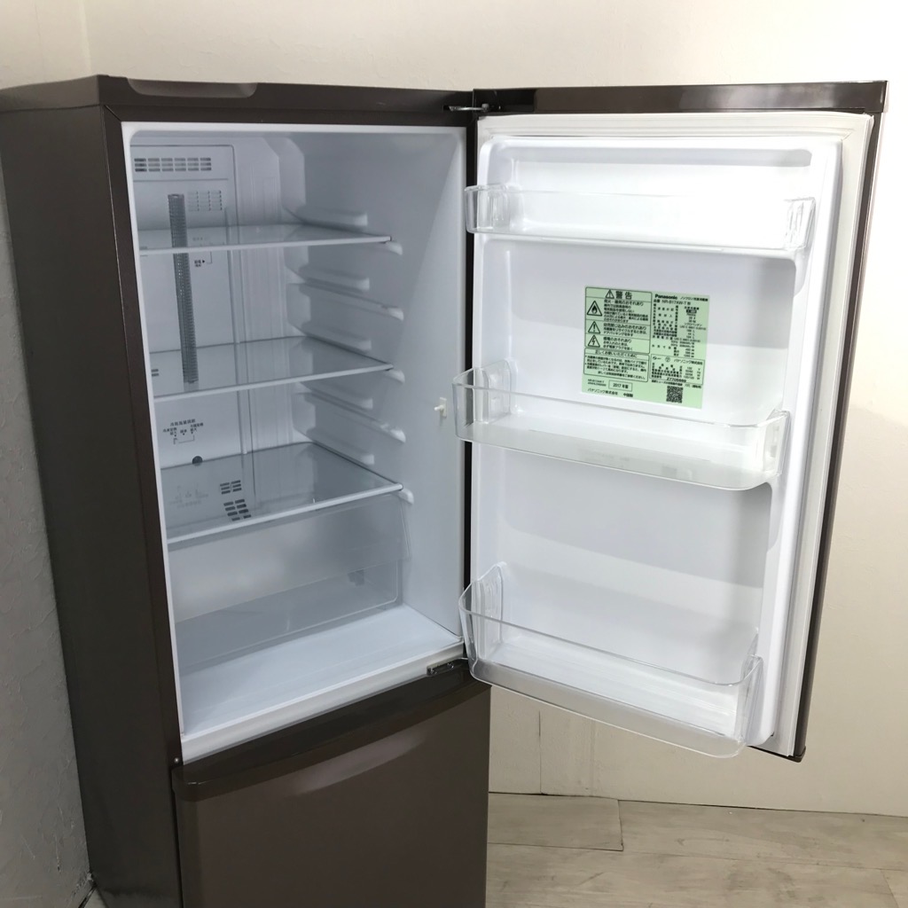 中古 人気 パナソニック 168L 2ドア冷蔵庫 自動霜取りファン式 NR 