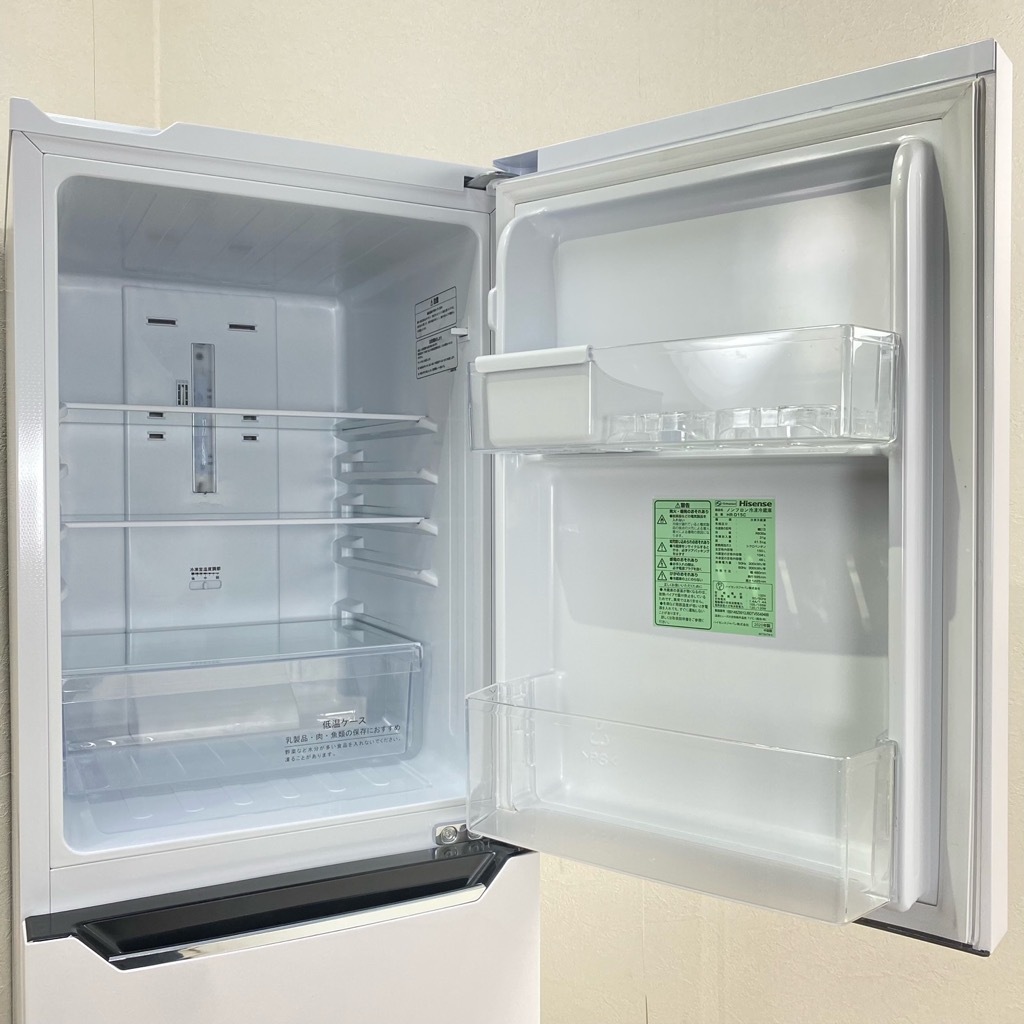 美品 2ドア冷蔵庫 150リットル 2018年製 ハイセンス HR-D15C