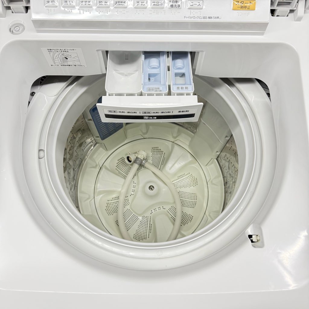 ��� 8.0kg ����ư������ �������絡ǽ�� �ѥʥ��˥å� NA-FA80H6-W 2018ǯ��¤ ��ư������ �ۥ磻�� 6�����ݾ��դ�