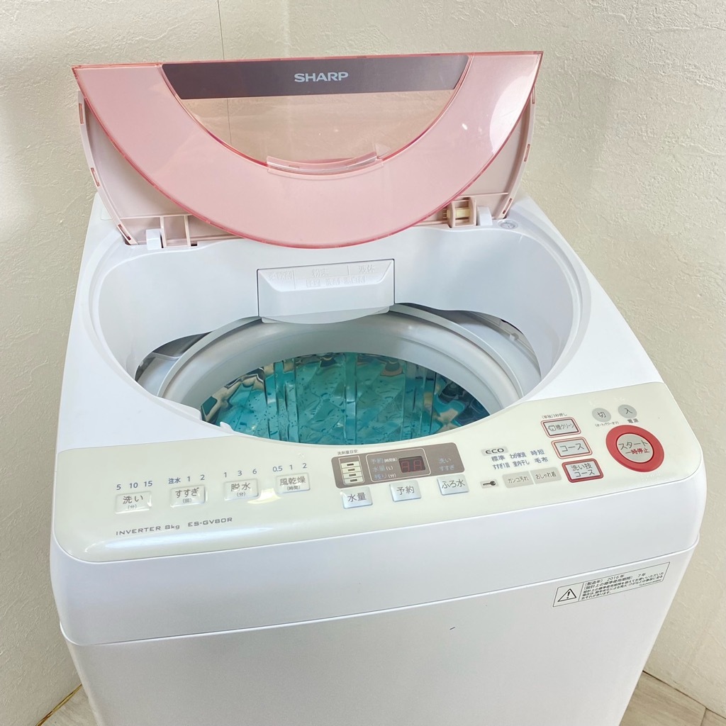 ���  ������ �������� ���㡼�� Ag+������ 8.0kg ES-GV80R-P 2016ǯ��¤ �ԥ󥯥��顼 6�����ݾ��դ�