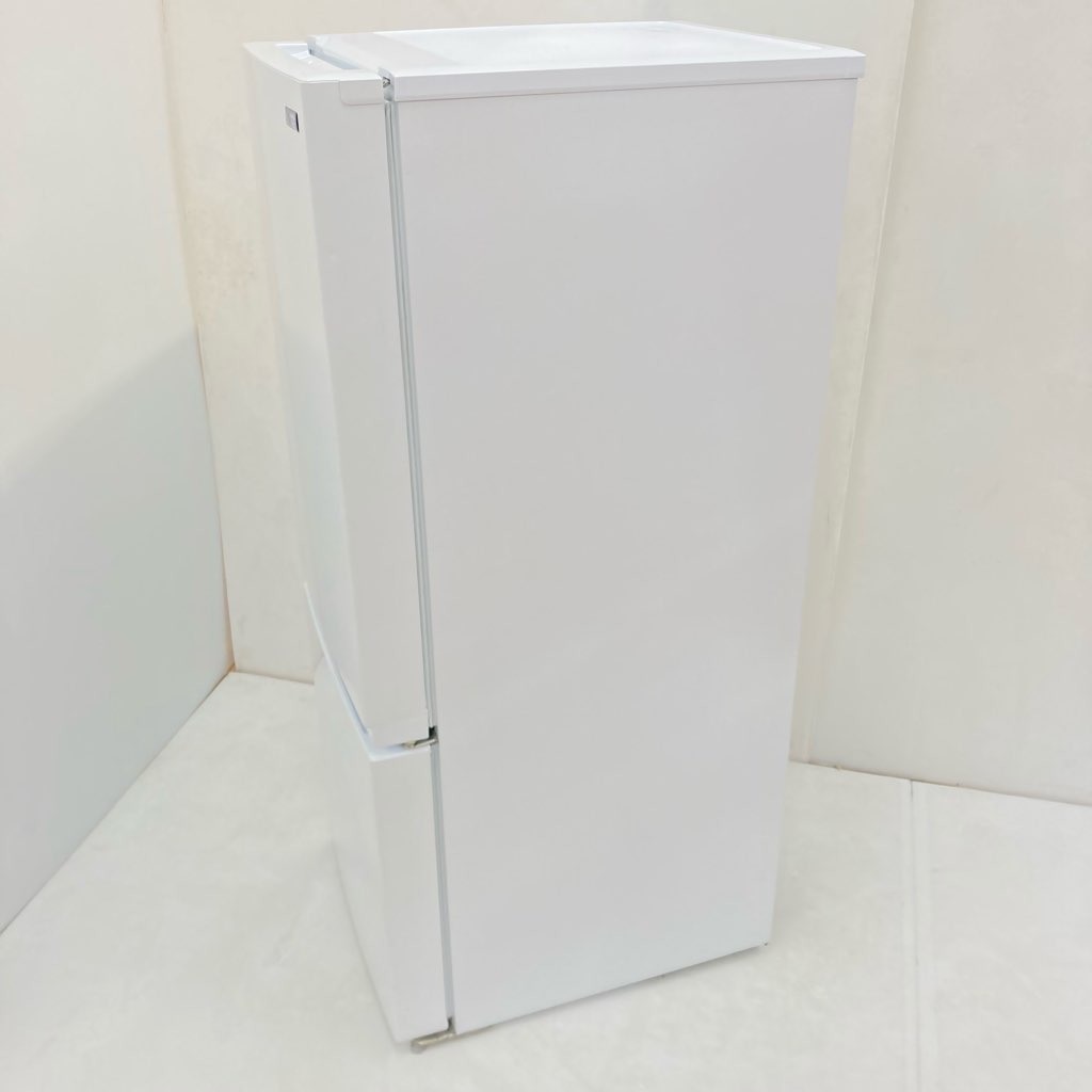 中古 156L 2ドア冷蔵庫 ヤマダ電機 2019年製 ホワイト 6ヶ月保証