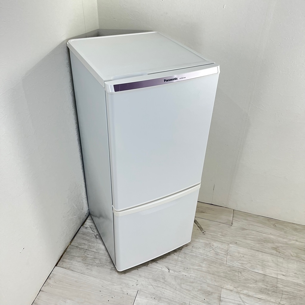 【ご成約済み】00017 Panasonic 138ℓ冷蔵庫 中古 138L 2ドア冷蔵庫 パナソニック NR-BW14AC-W 2017年製 ホワイト