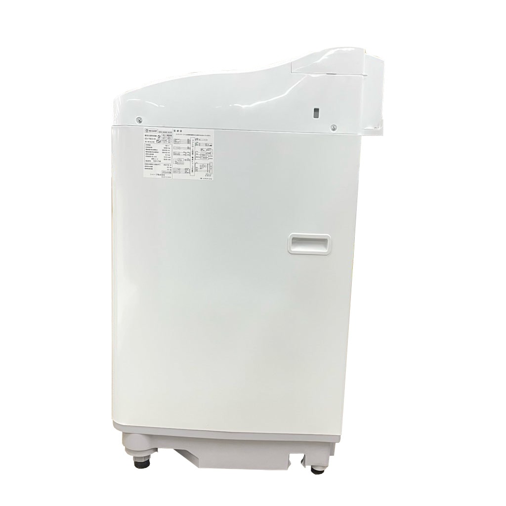 中古高年式 洗濯6.5kg 乾燥3.5kg 全自動洗濯乾燥機 シャープ ES-T6E3-W